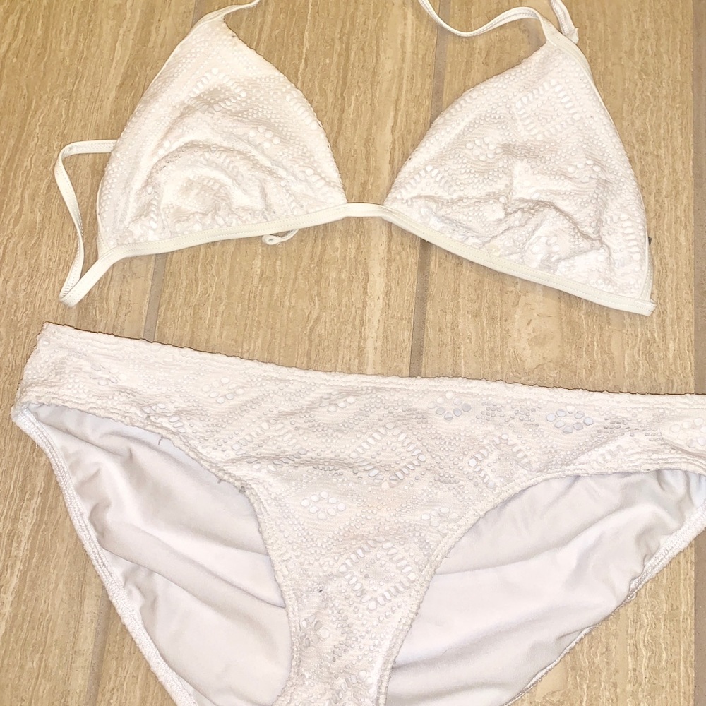 White bikini